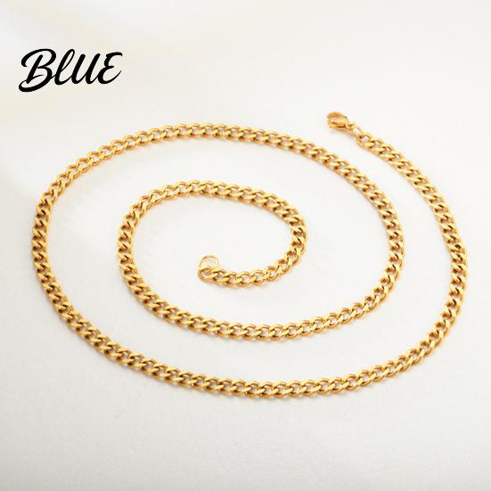 Minimalist Necklace Chain for Men Women Black Thin