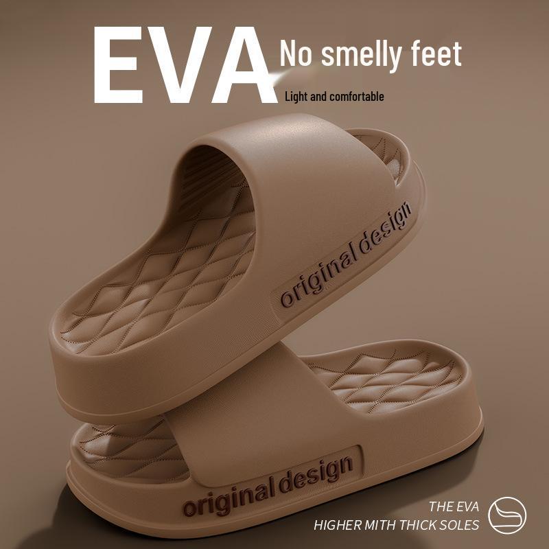 

2025 Новые тапочки из ЭВА: Износостойкая, на толстой подошве, крутая летняя обувь для дома для мужчин и женщин Size 46-47 (fits 45-46)