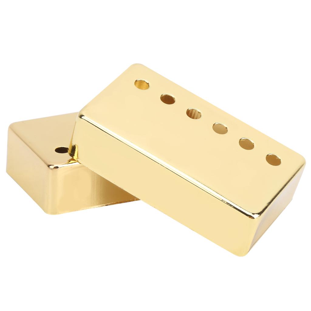 2Pcs Electric Guitar Pickup Shell Nickel Cover 50mm and 52mm Musical Instrument AccessoriesGold
