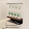 Walnut Wood Bathroom Tissue Holder with Hook