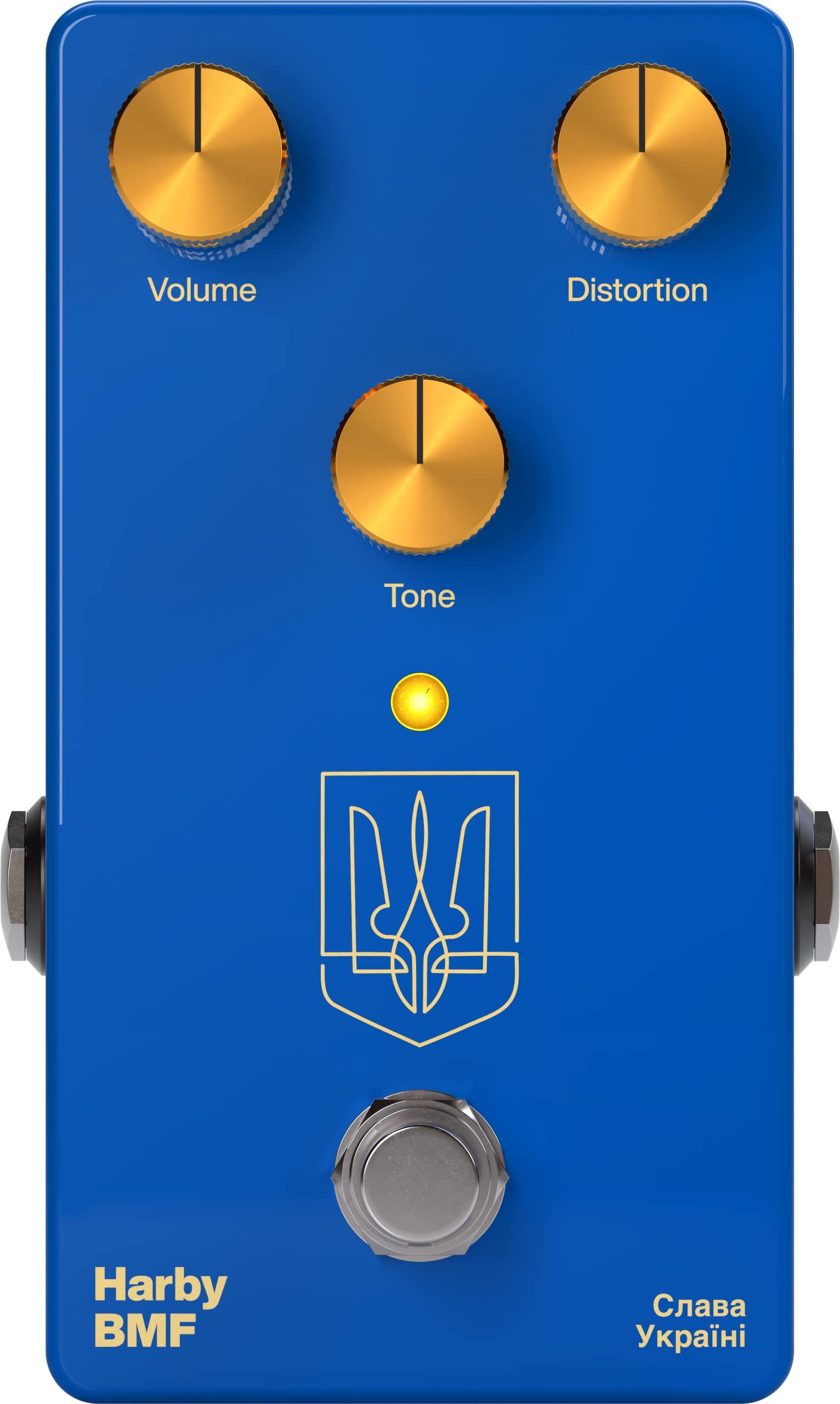 

Педаль эффектов для гитары Harby BMF Distortion/Sustainer/Fuzz синий