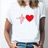 Than Heart Tshirt Harajuku Style Fashion Than Heart Love Simple Fashion Loose Tshirt Unisex Ins Tops Tee