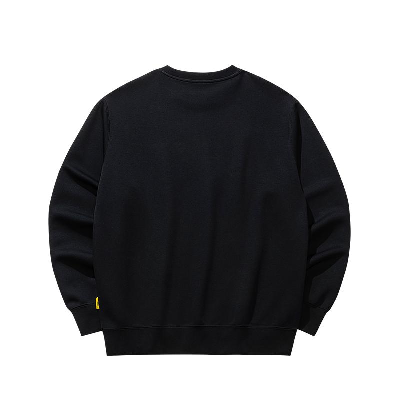 ANTA Sweatshirts Unisex Basic Black 3 Crew Neck Moderate 172548707-3
