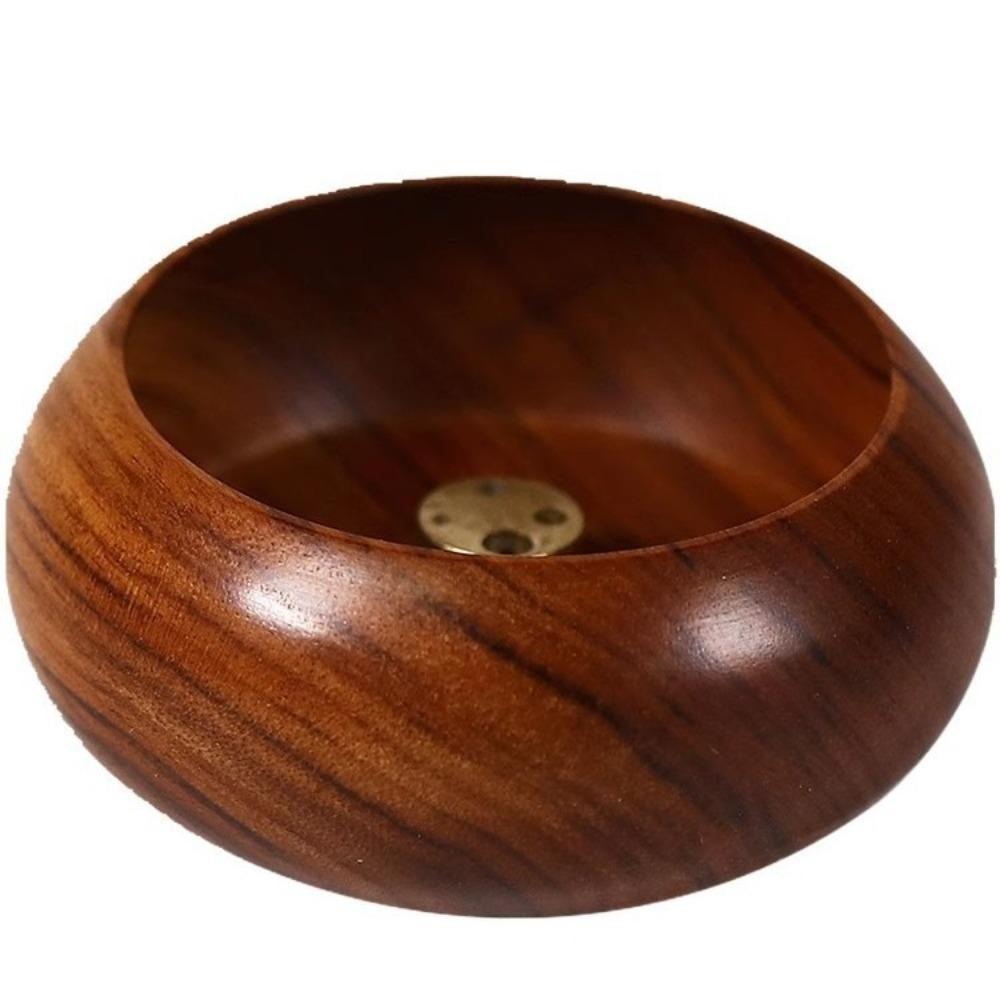 Handcrafted Wooden Incense Holder Solid Wood Stick Holder Eco-Friendly Incense Burner  Tea Room коричневый