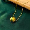 Ancient Enamel Thousand-Li Landscape Suit Gold National Fashion Bracelet Female Elegant Necklace Live Streaming Shake Fast