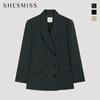 [She S miSS] looSe Fit Back Button Double Jacket Swwjko12040