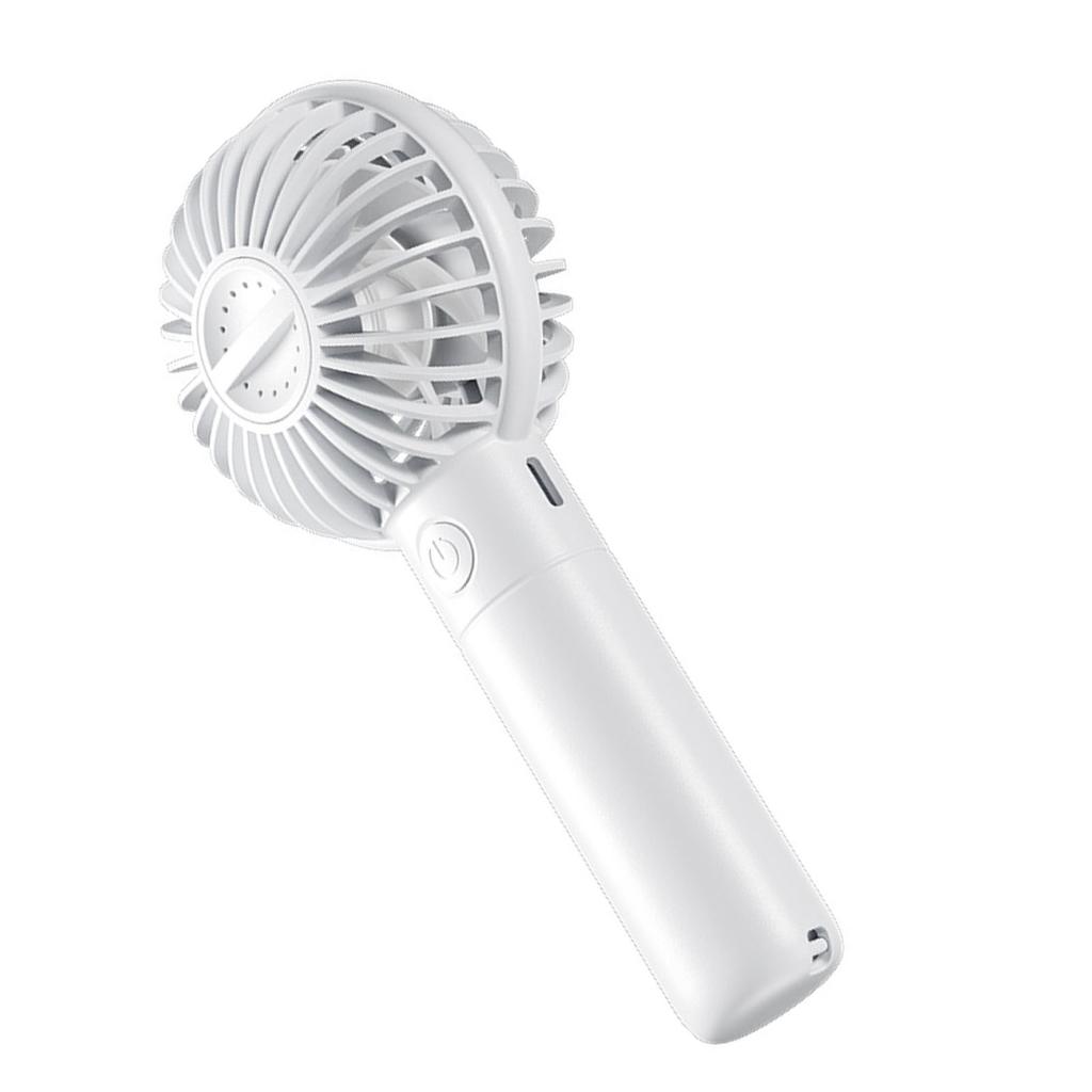 Portable Handheld Fan Quiet USB Rechargeable Multiple Speed Settings Handheld Fan for Students
