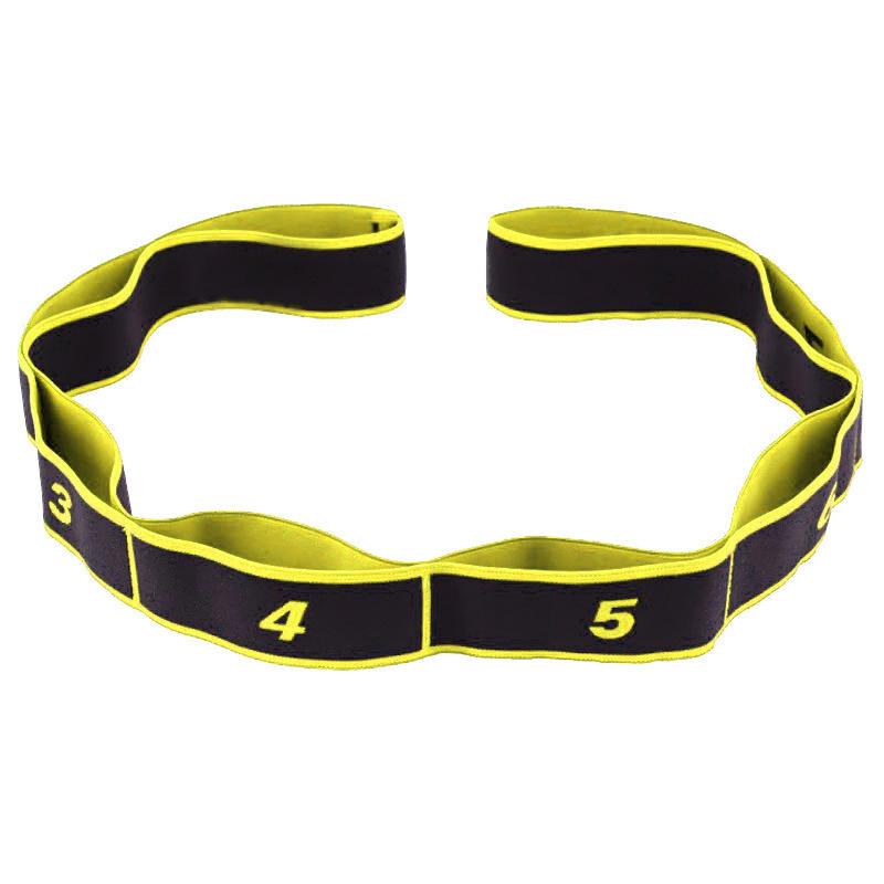 8 Section Portable Resistance Band Elastic Stretching Band for Yoga Pilates Home Gym Physical Recovery Use