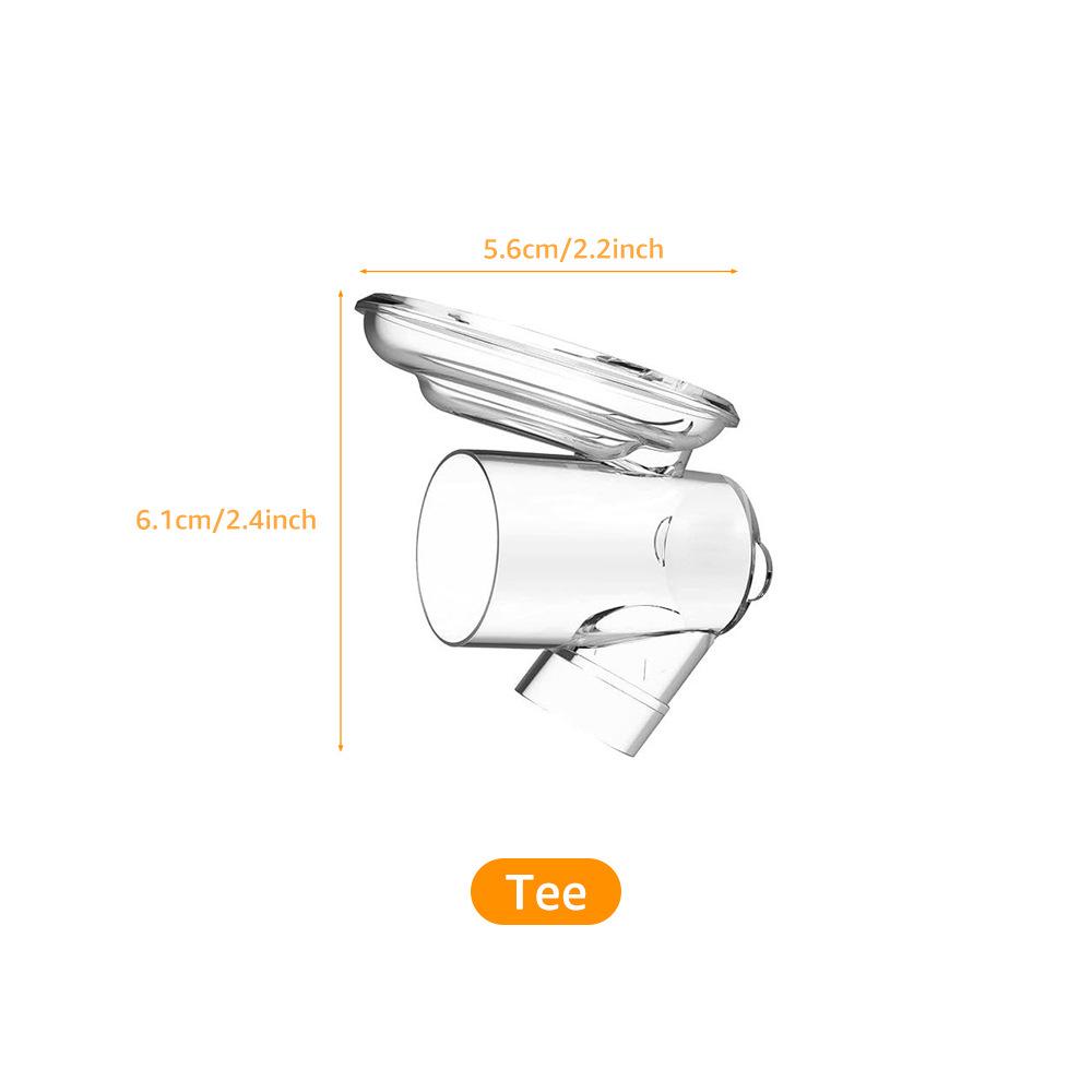 Kit Accesorii Pompa de Sâni din Silicon: Flanșă, Diafragmă, Supapă cu cioc de rață, Conector T, Capac de praf, Sticlă de lapte.