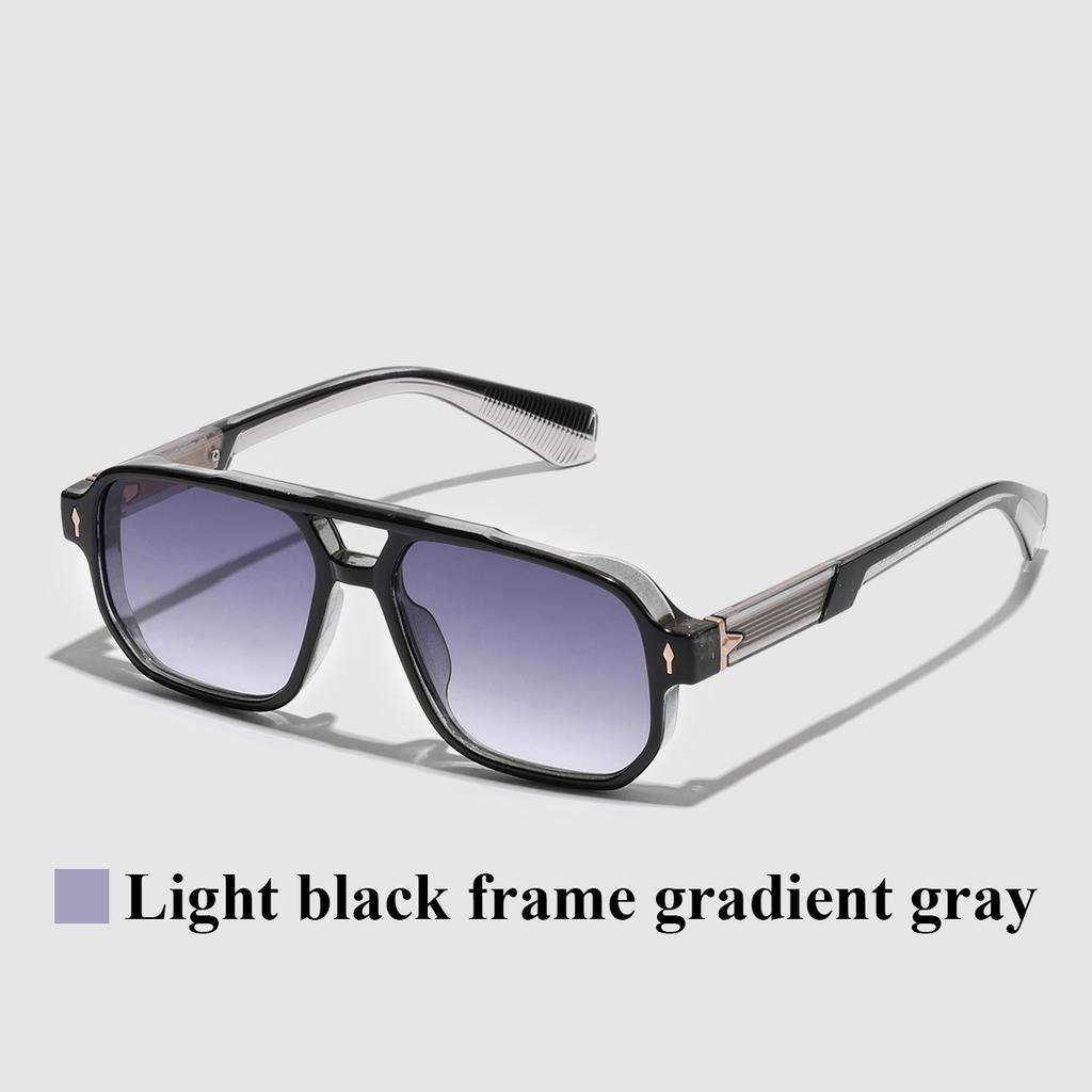 Retro Transparent Frame Sunglasses for Men and Women Luxury Brand Designer UV400 Protection Stylish for Driving & Outdoors