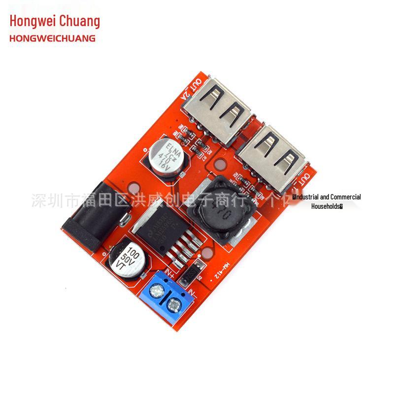 Multi-Voltage (9V-36V) to 5V DC-DC Step-Down Module, 3A Car Charger & Solar Power