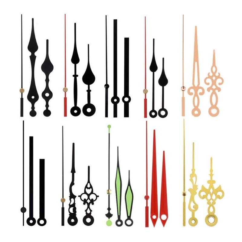 10/12/14/15/18set DIY Clock Hands for DIY Clock Making Multiple Sizes Available Great for Clock Repair DIY Crafts Easy Install