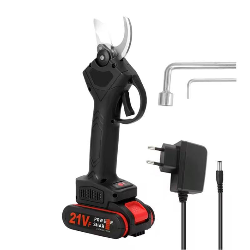 Brushless Electric Pruning Shears Garden Tool Battery Pruner Cordless Electric Garden Scissors Fruit Tree For 88VF 21V Battery