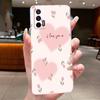Für Realme X7 Max 5G Hülle X7Max RMX3031 Luxus Schmetterling Blume Klar Weiches TPU Silikon Rückseite Handyhülle Für RealmeX7Max 5G Hülle