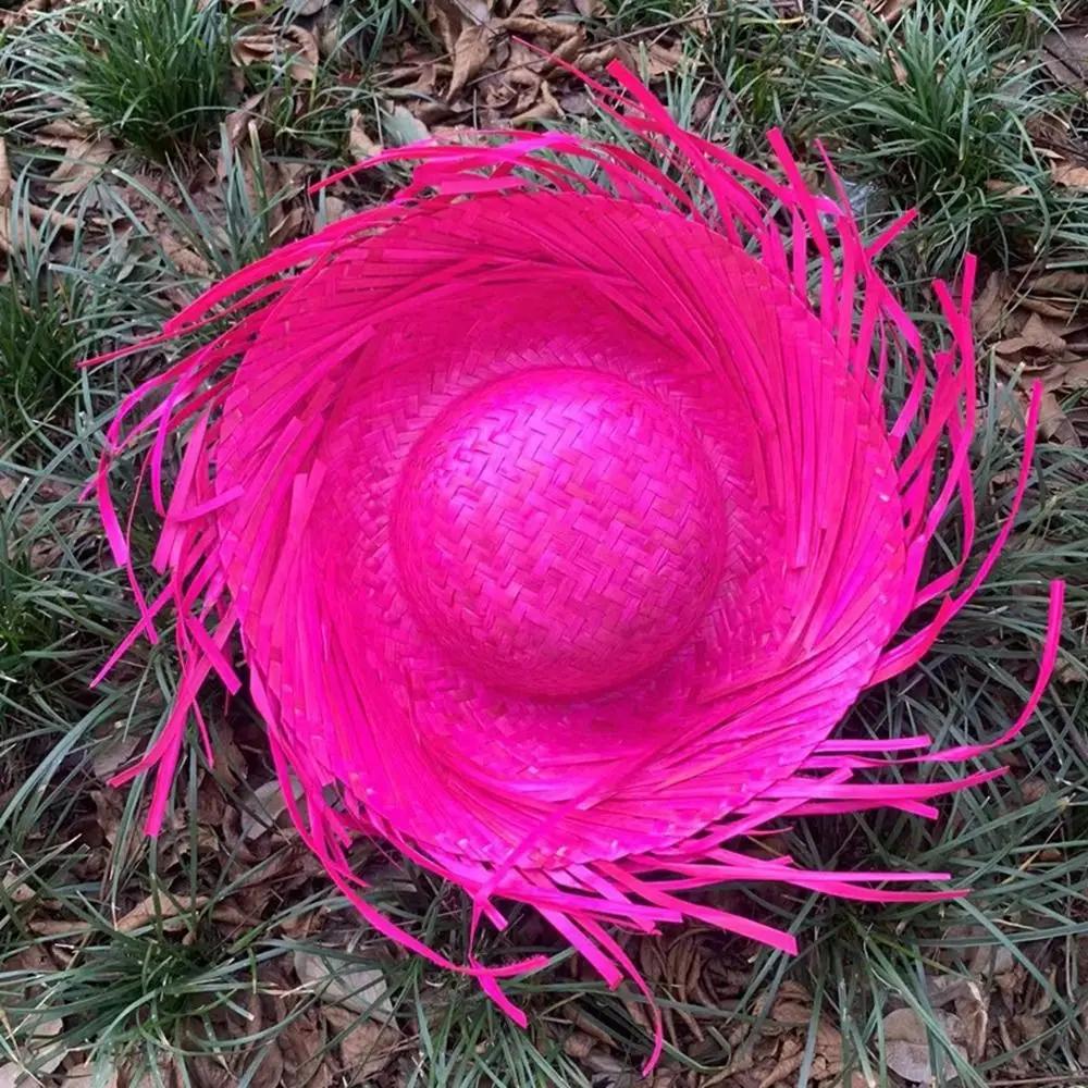 

New Unisex Beach Sunscreen Hat Fashion Sun Protection Hat Drawstring Hat Men Women Outdoor ярко-розовый