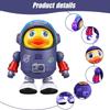 Baby Duck Toy Musical Interactive Toy Space Elements for Infants Babies Kids Gifts Electric with Lights and Sounds Dancing Robo
