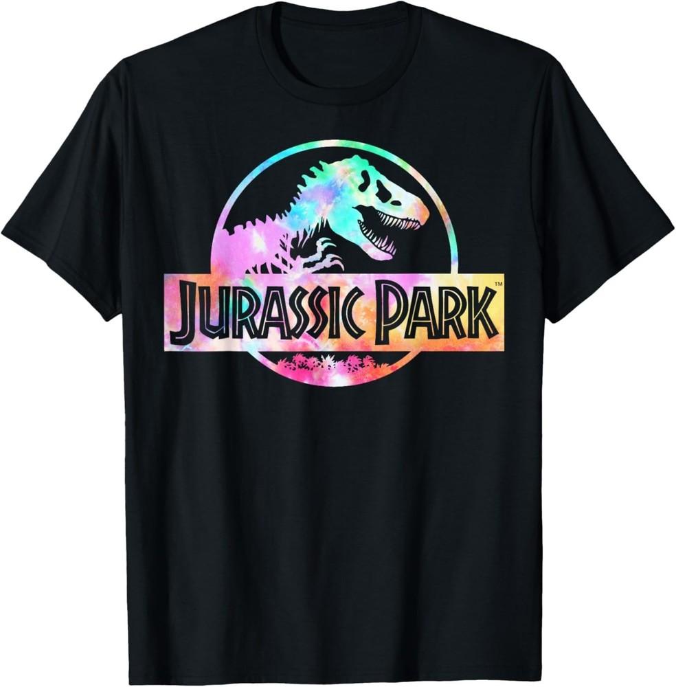 

Jurassic Park Logo Tie Dye Gloss Graphic T-Shirt T-Shirt M