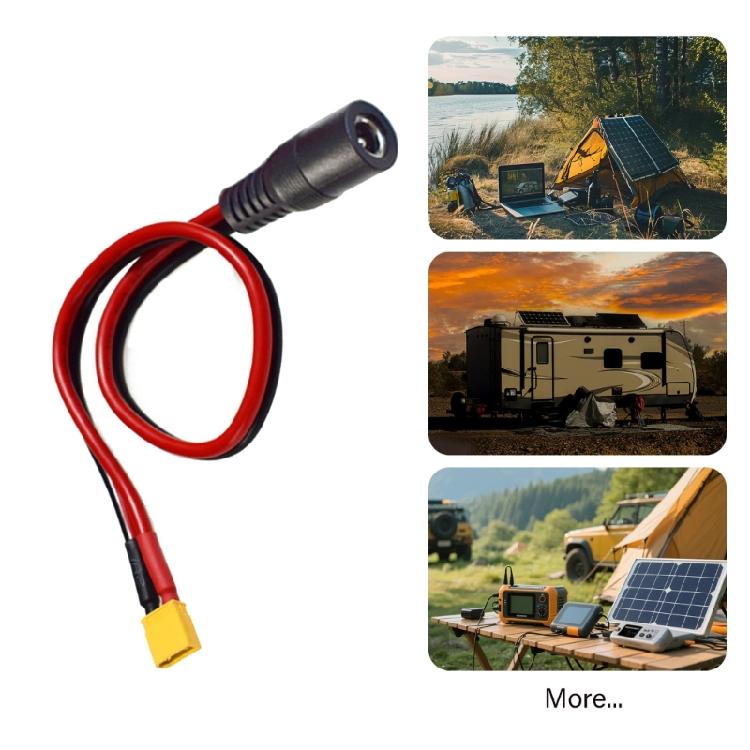 Heavy Duty XT30 Male To DC5521 Female Conversion Cable For Drones Batteries And Electronic Gadgets