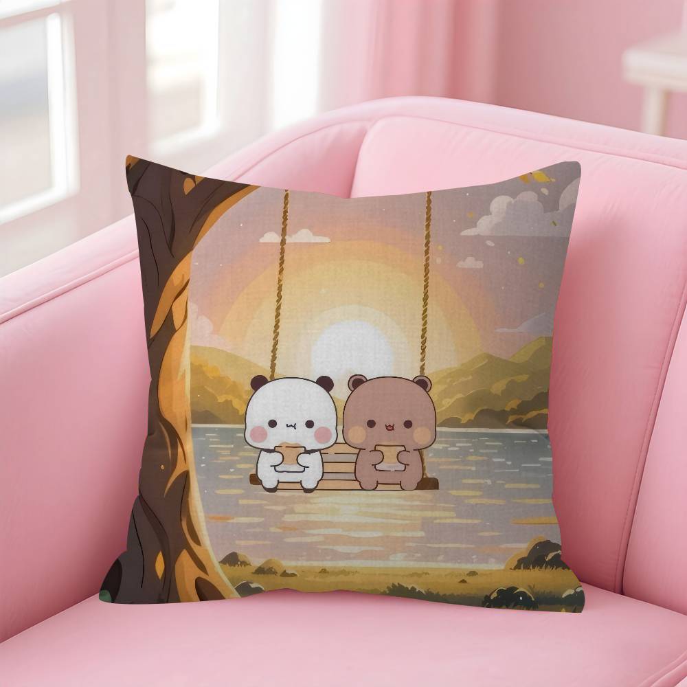 Cartoon Bubu And Dudu Pillow Cover Sofa Cushion Cover Home Room Decoration Children Gift