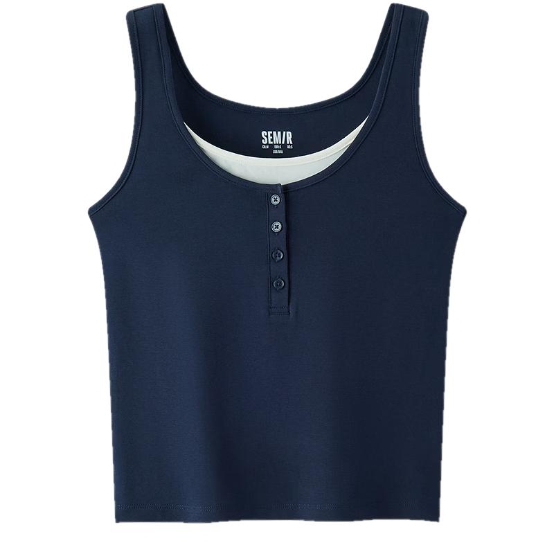 

Semir Women s Slim Fit Colorblock Racerback Tank Top S