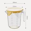 1000 Ml Measuring Cup, Tool with Comfortable Handle, Clear Liquid Bowl, for