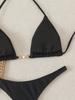 Women's Sexy Strappy Push-Up Bikini Swimsuit for Small Bust – Perfect for Beach or Vacation