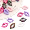 Acrylic Beads Lip Charms Beads For DIY Bracelet Necklace 10Pcs