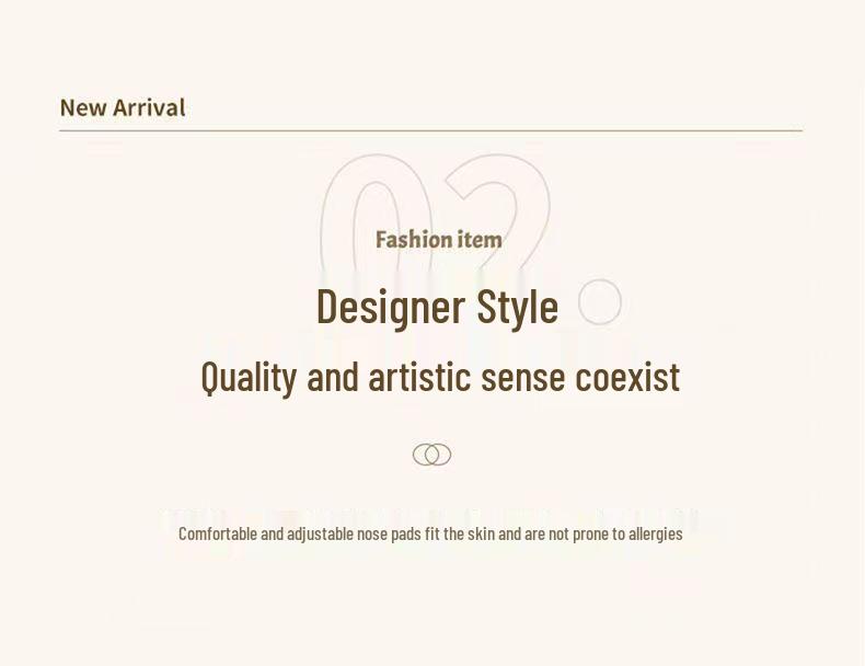 2024 Trendy Polygon Glasses Frame for Round Faces, Anti-Blue Light, Compatible with Myopia Lenses