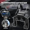 Multifunctional 4 In 1Car Seat Back Hook Double Head Phone Hanger Headrest Hanging Bag Storage Hanger Car Interior Accessories
