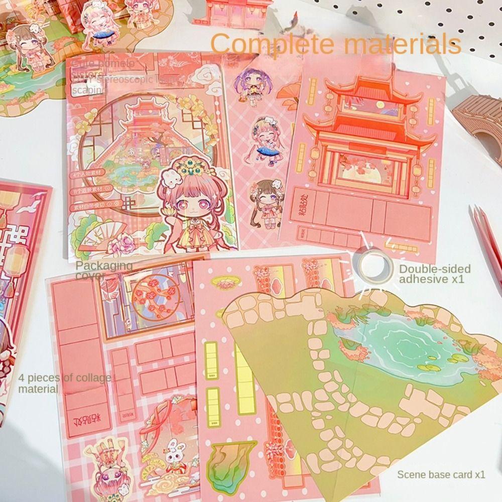 

Educational Cartoon Sticker Book Cartoon Diy Manual Quiet Book Sticker Quiet Book Toddler