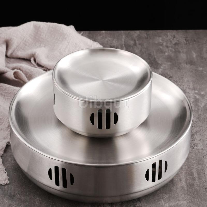 Barbecue Warming Stove Hot Skewer Magic Tool Commercial Dry Pot Stove Non Stick Barbecue Heater Alcohol Candle Heater Roasting