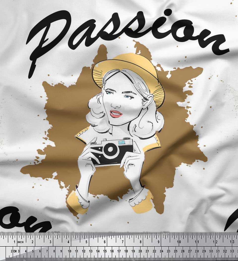 

Японська креп-атласна тканина Soimoi Blue для жінок і фотокамер. Тканина для святкового друку на метри 42 дюйми 42 Inch Wide - Poly Crepe коричневий