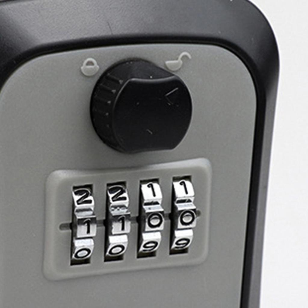 Portable Key Storage Lock Box Password Key Storage Case Combination Lock Box 4