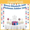 Feiern Sie das 70. Thronjubiläum der Königin stilvoll mit diesem Partyzubehör-Set zum Platinjubiläum!