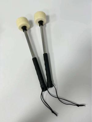 Stainless Steel Drum Mallets with Felt Head for Percussion Instruments
