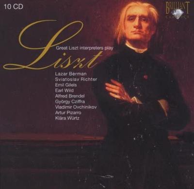 CD LAZAR BELLMAN - Liszt: Great Piano Works (10 CD Set Brilliant Class Non Japan Classical Used
