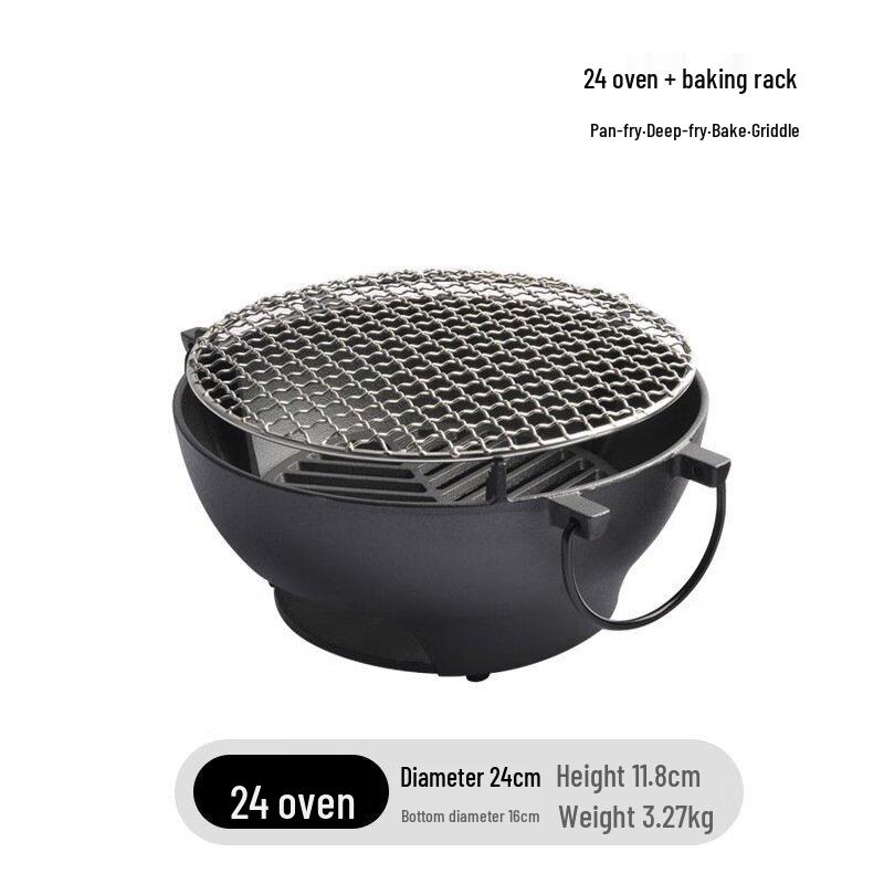 Wutuo Outdoor Cast Iron Charcoal Grill
