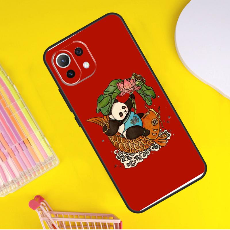 Koi Carp Fish Yin Yang Cover For Xiaomi 14 Ultra 13 11T 12T 13T 14T Pro POCO X7 X6 Pro X3 X5 F3 F5 M6 F6 Pro Case