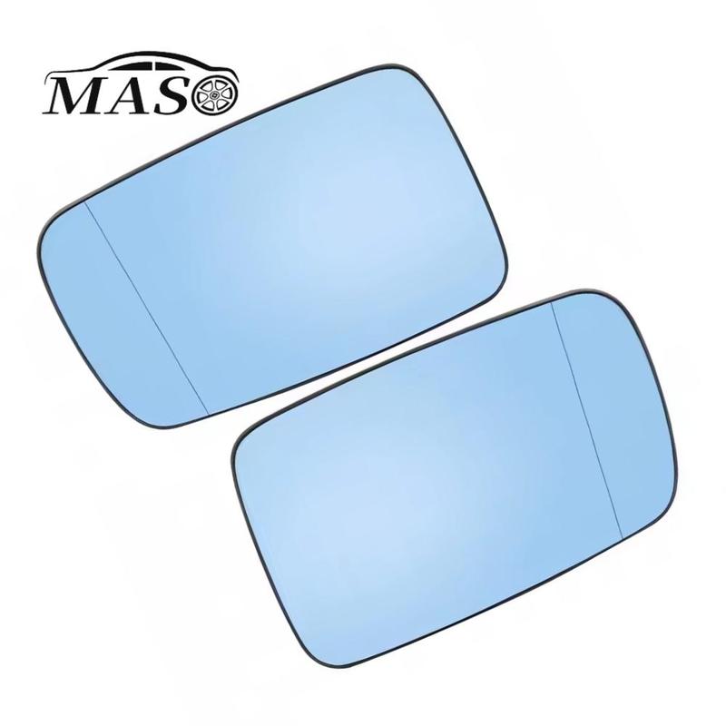 Side Heated Rearview Mirror Glass Blue Wide Angle for BMW E46 E65 E66 E67 325Ci 330Ci 745i 750i 760i 51167028427 51167028428