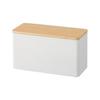 Jitsugyo Sanitary Storage Case Natural Approximately W23XD10.5XH14cm Rin Clean Around the Toilet Small Items Storage Multi Case 4808