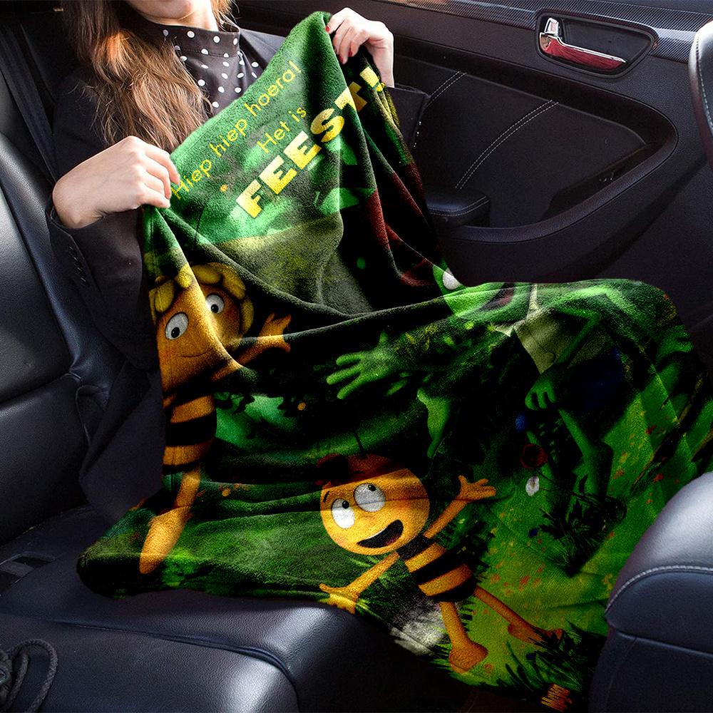 Maya Bee Blanket, High quality Comfortable for All Seasons, Home Decor, Warmth and Comfort
