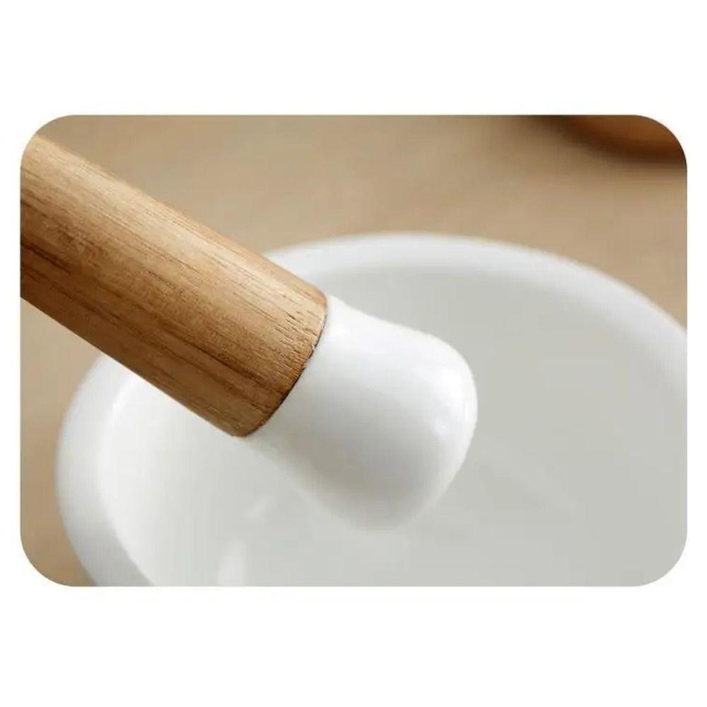 Manual Hand-held Mashing Jar Efficient Grinding Pottery Grinding Bowl  Medicine