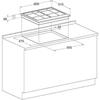 Gas Hob - HOTPOINT - 4 Burners - L 60 X D51 Cm - PNN 641 IX