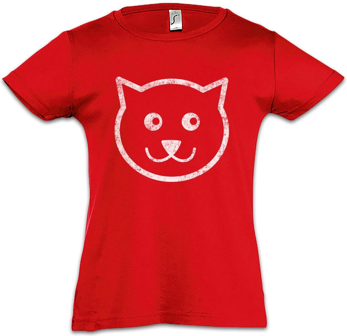 Cat Cartoon Face Boys kids boys T-Shirt Cats Toon Comic Whiskers Love Addicted Cat 100
