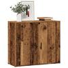VidaXL Buffet vieux bois 80x33x70 cm bois d'ingénierie, meuble de rangement, meuble de rangement de cuisine, meuble de 857073