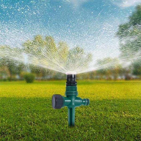 360° Garden Sprinkler Rotation Irrigation Watering System Automatic Agriculture Lawn Farm Greenhouse Spray Nozzle Tool ADM