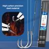 Wild Fishing Lake Giant Fish Hooks Tied Sub-line Double Hook Finished Anti-winding Hook Set Fishing Gear Hook