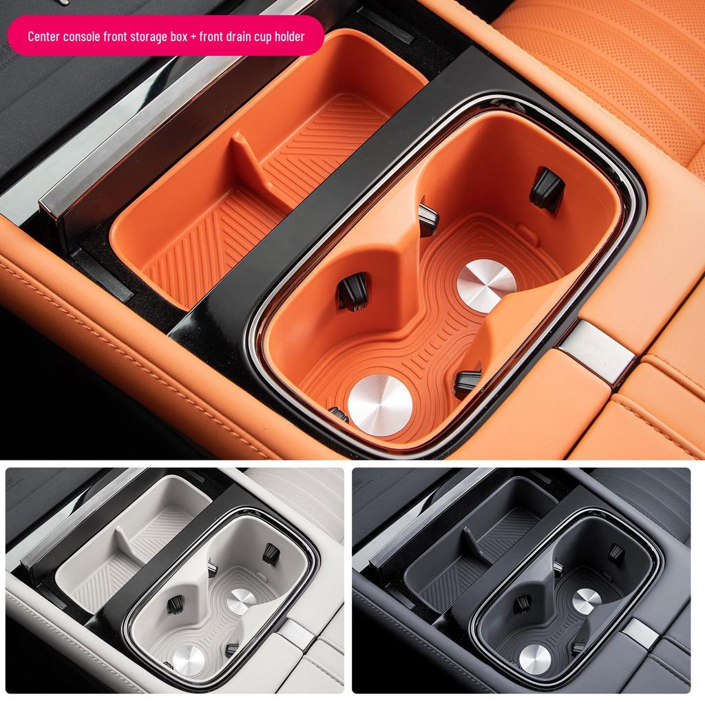 Silicone Wireless Charging Pad & Storage Box for Lynk & Co 08 - 26 Models Compatible