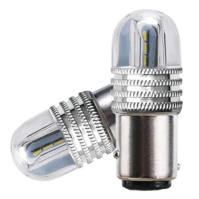 2Pcs 1156 1157 Led Motorcycle Taillights Flashing Signal Light Ba15D Brake Light 1157 Car Reversing Lamp Strobe Stop Lights