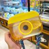 Bollitore per fotocamera carino da 400 ml Bottiglia d'acqua creativa per bambini con cannuccia Tazza per acqua potabile in plastica con cinturino portatile anticaduta per esterno